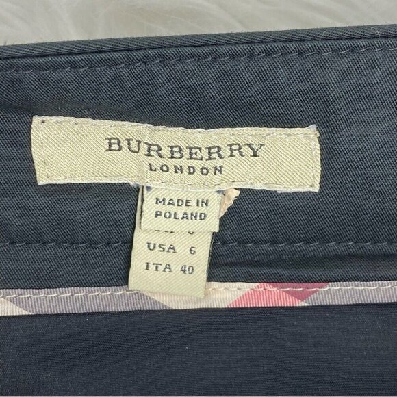 Burberry London Women's Black Straight Designer Quiet Luxury Skirt IT 40/W31‎ - Picture 8 of 13